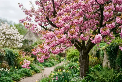 Cherry Tree (Prunus 'Kanzan')
