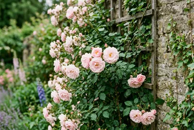 Climbing Rose (Rosa 'New Dawn')