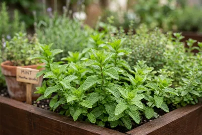 Mint (Mentha spicata)