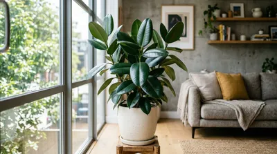 Rubber Plant (Ficus elastica)
